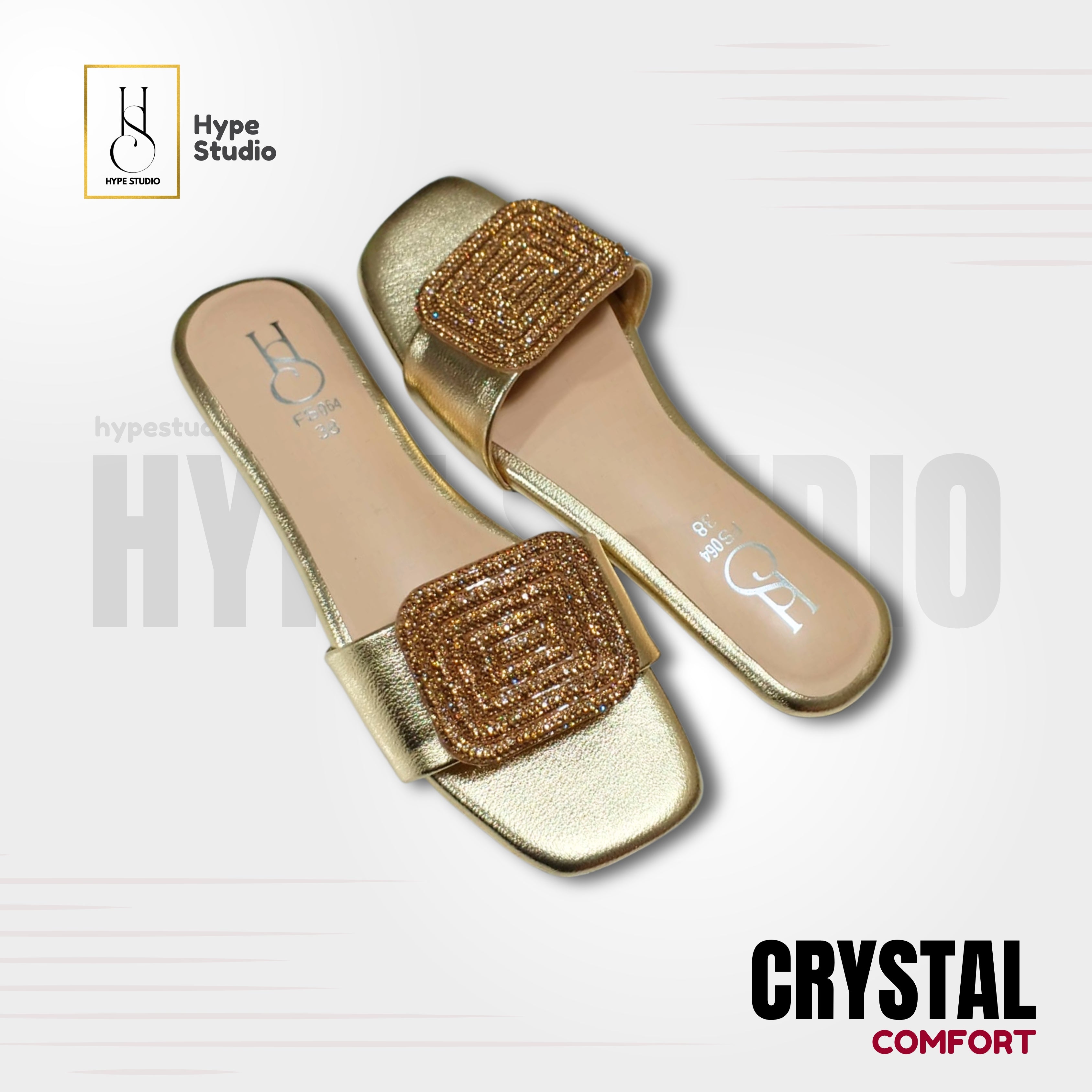 Crystal Comfort - Gold