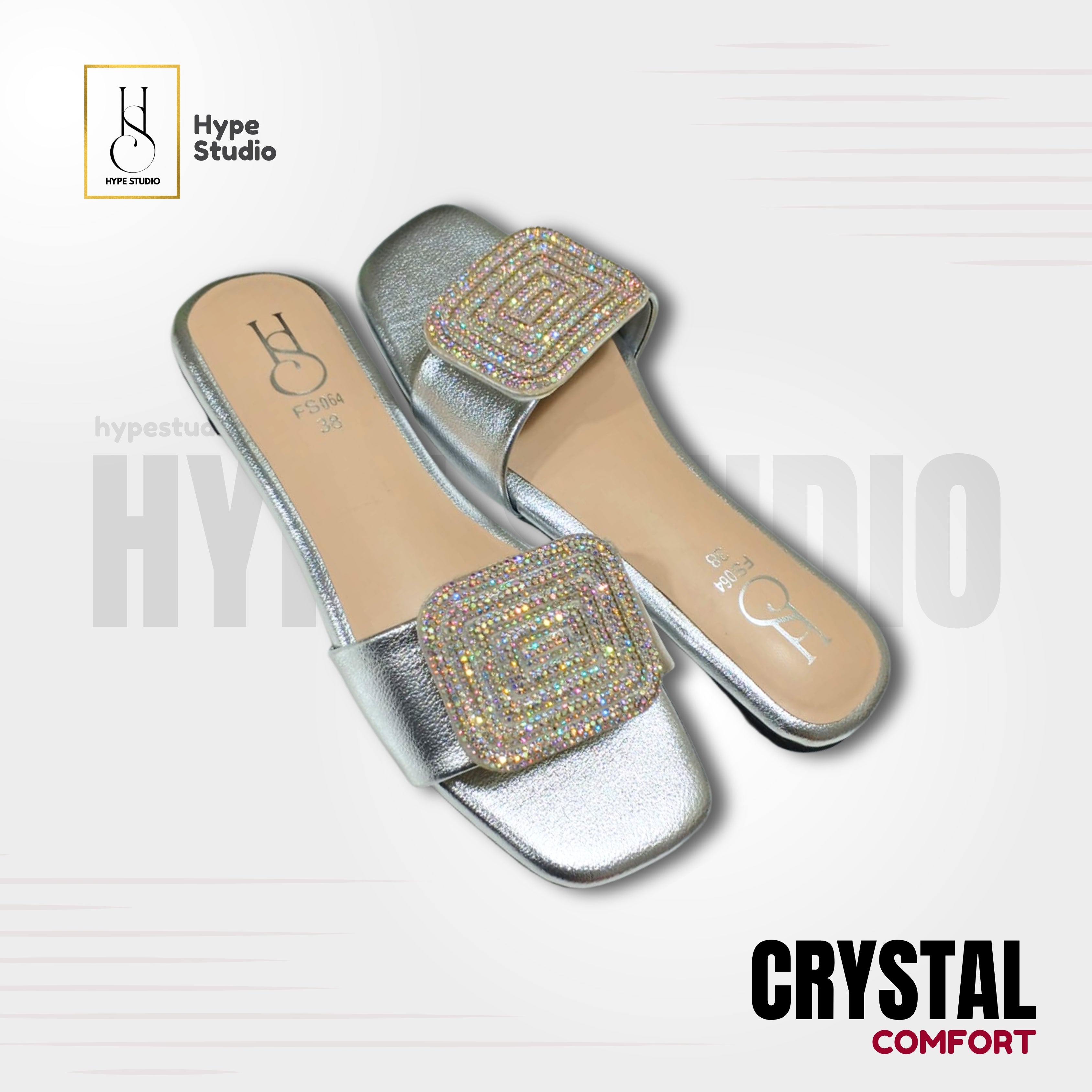Crystal Comfort - Silver