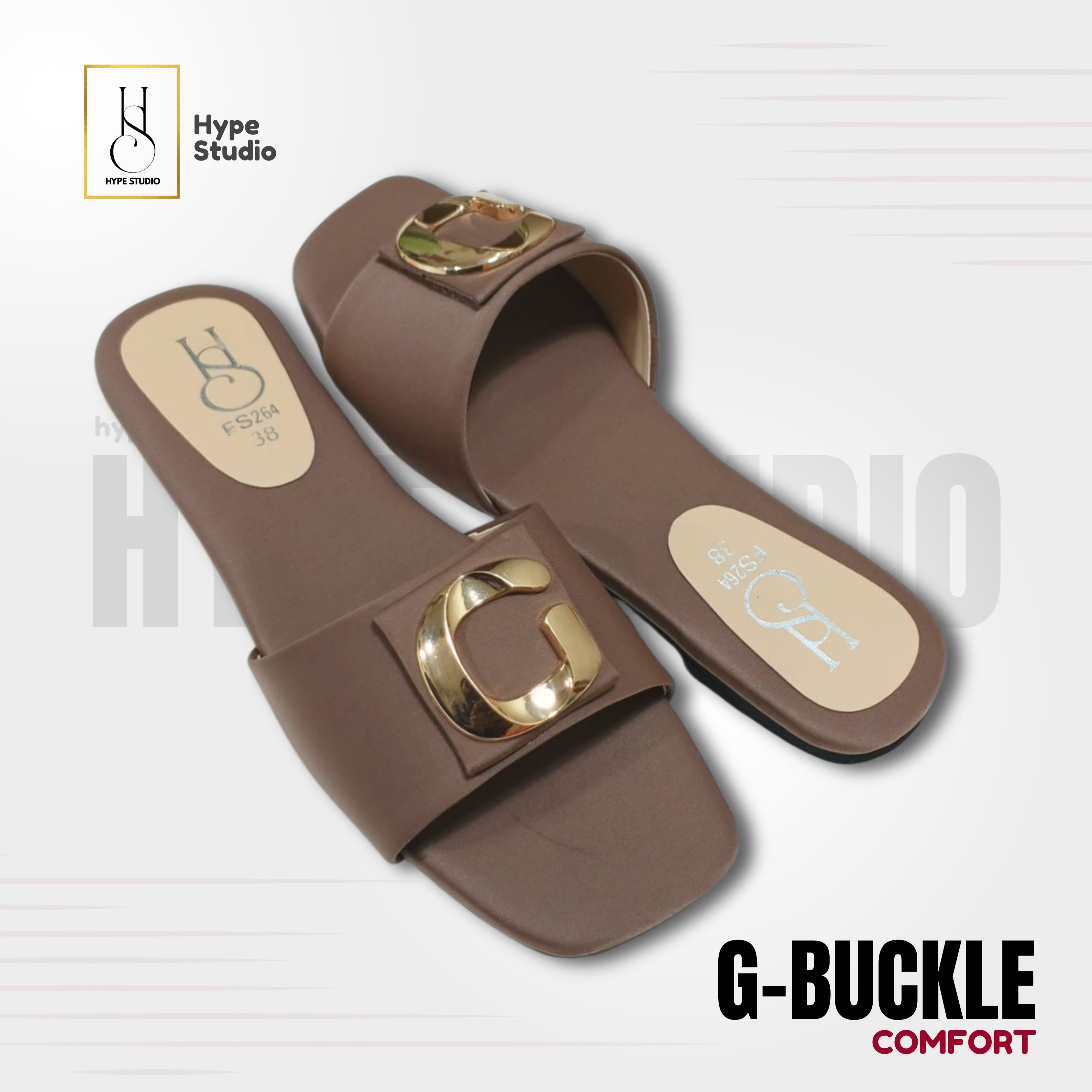 G-Buckle Comfort - Brown