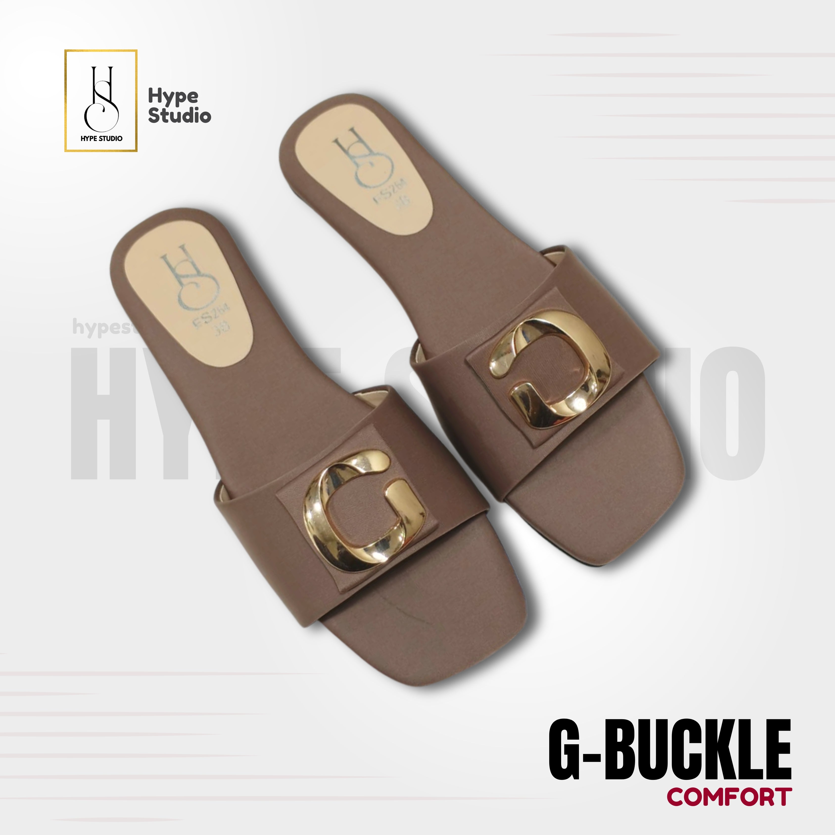 G-Buckle Comfort - Brown
